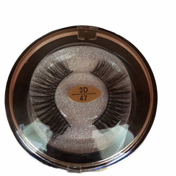 Handmade 3D Mink Lashes #47 Long Thick Eyelashes Extension 100% Real Mink - Picture 1 of 4